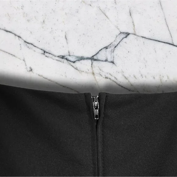 Square Neck Little Black Dress  Y2k 90's Grunge sz 5/6 - Picture 6 of 6